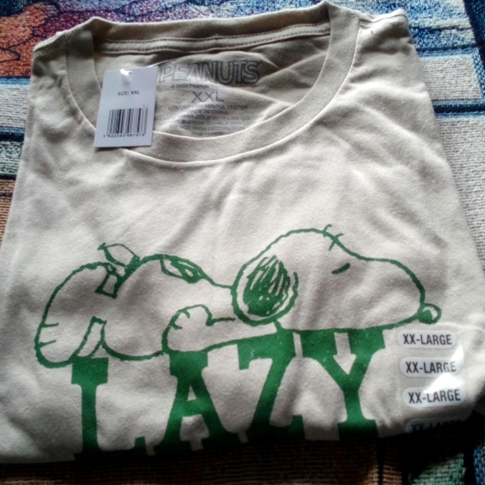 Lazy Sunday Peanuts T Shirt